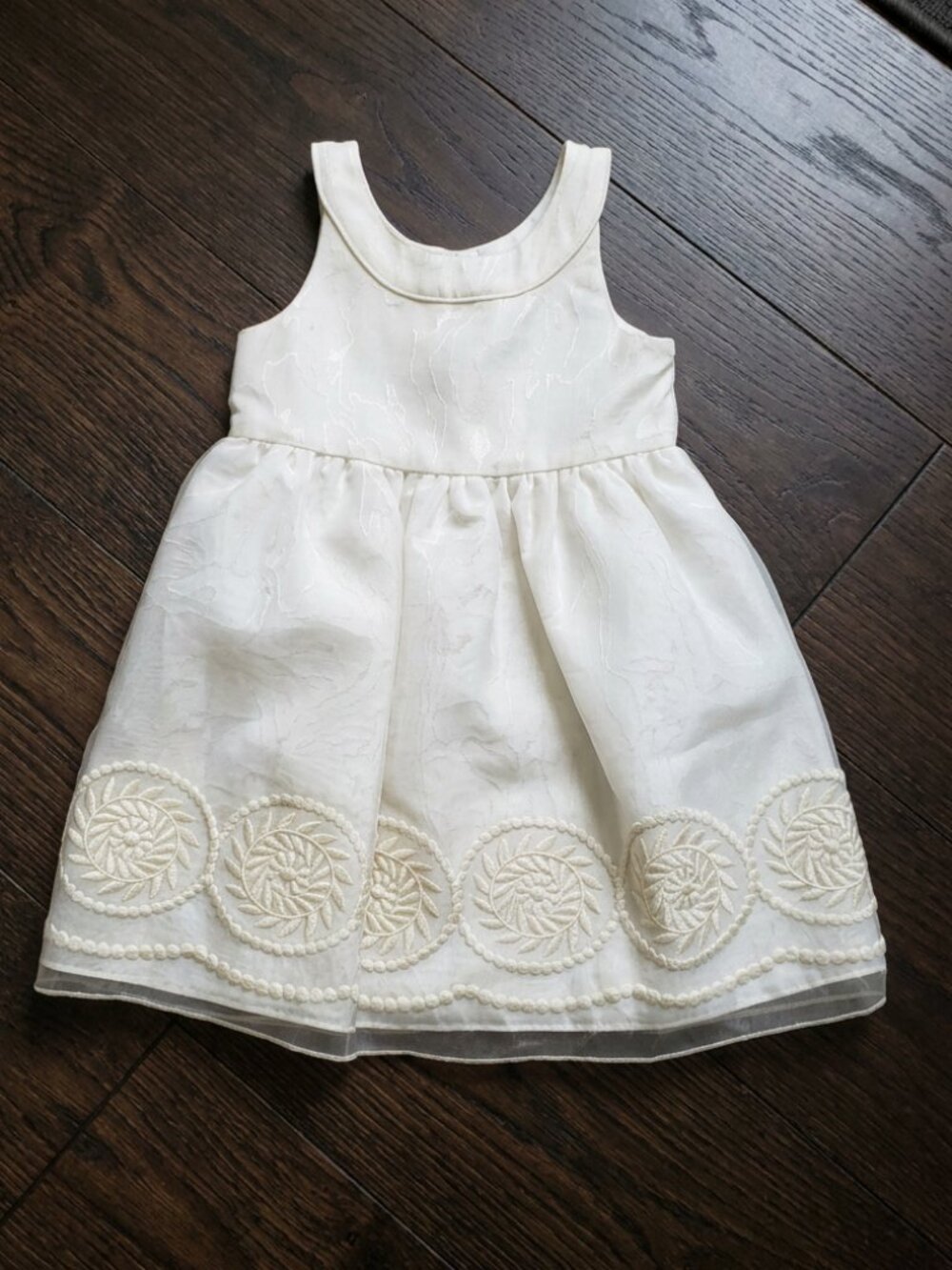NWT Janie and Jack Savanna Soiree Embroidered Organza Dress Size 5
